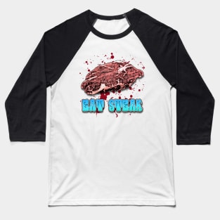 Eat Steak Baseball T-Shirt